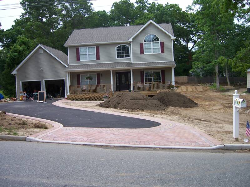 Team working on paving