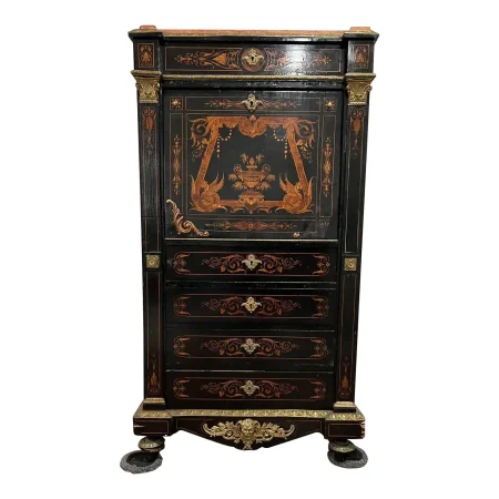 Antique Painted Asian Abattant