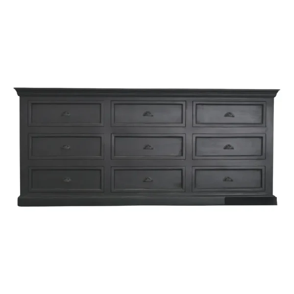 Rustic Farmhouse 9-Drawer Credenza