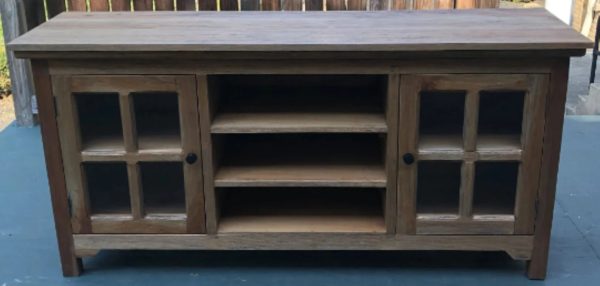 Coastal Open Shelf Media Console