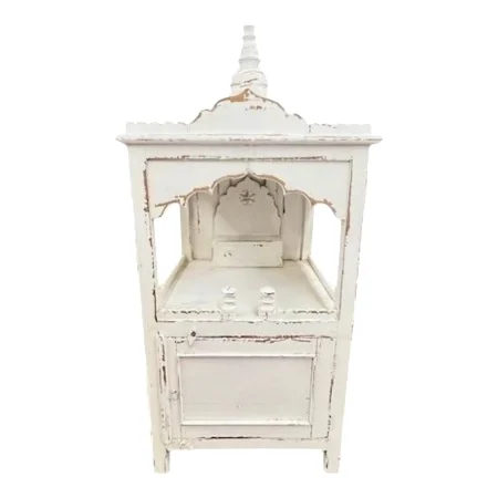 Ooak Reclaimed Wood Buddha Altar Cabinet
