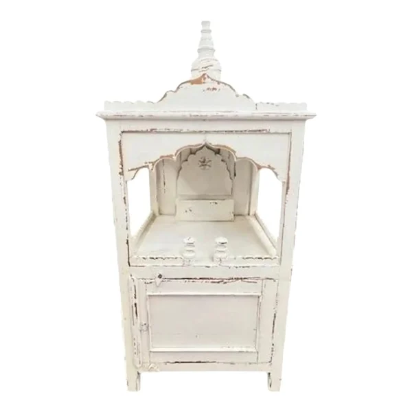 Ooak Reclaimed Wood Buddha Altar Cabinet