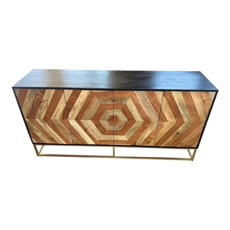 Mid-Century Modern Style Wood Inlay Sideboard
