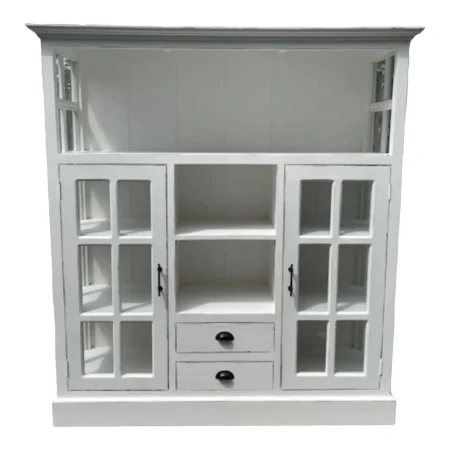 Shabby Chic Farmhouse Cape Cod Bookcase