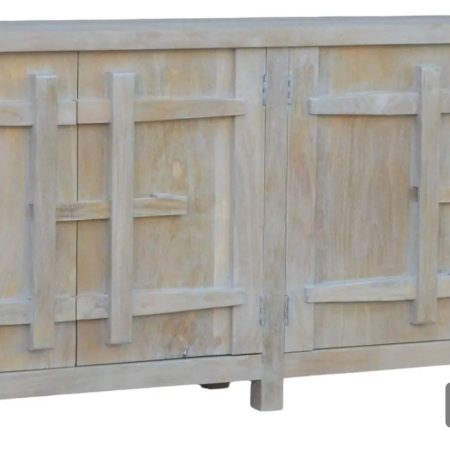 Coastal Driftwood 80" Credenza