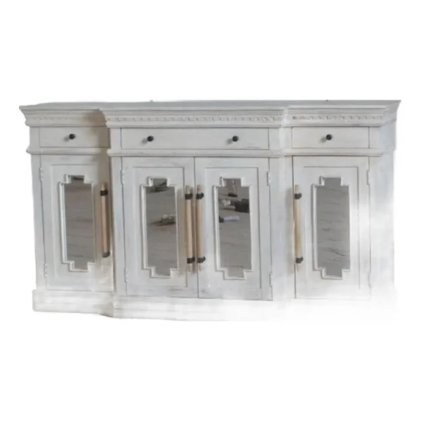 Coastal Boho Shabby Chic Entryway Credenza
