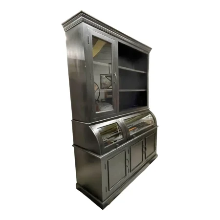 Modern Farmhouse Black Kitchen Pantry Hutch