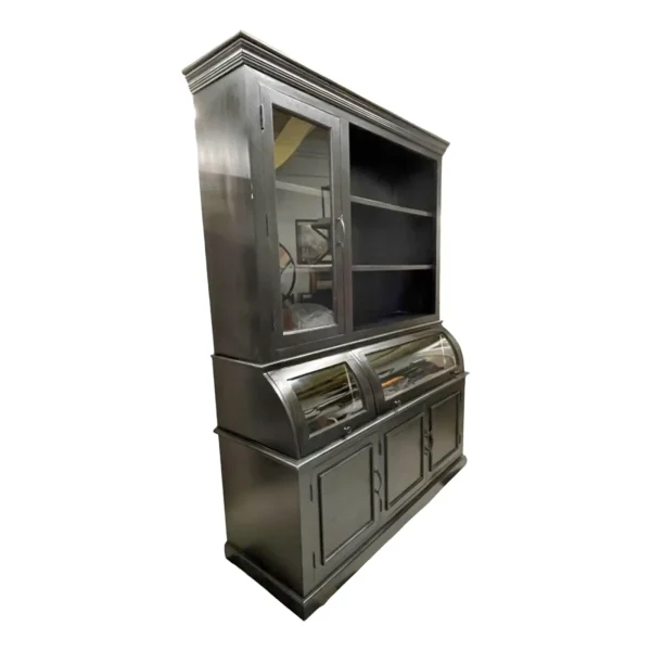 Modern Farmhouse Black Kitchen Pantry Hutch