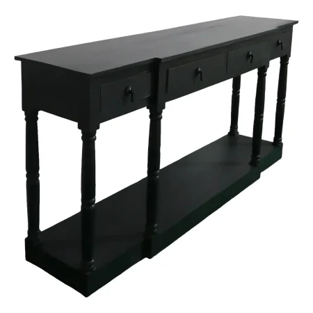 Traditional 4-Drawer Breakfront Console