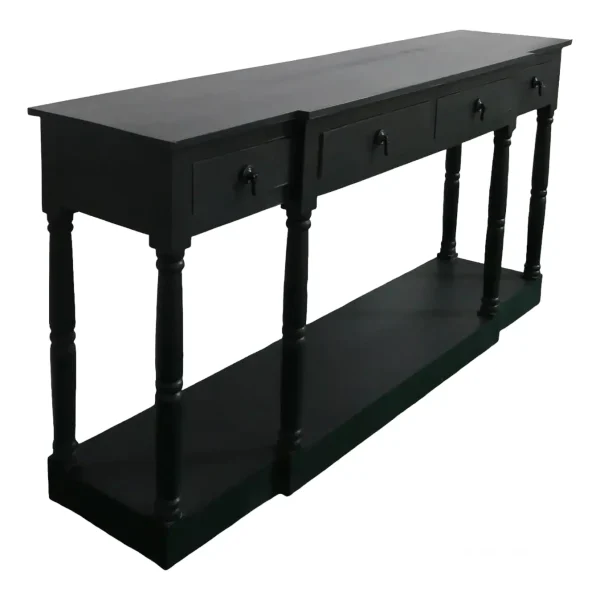 Traditional 4-Drawer Breakfront Console