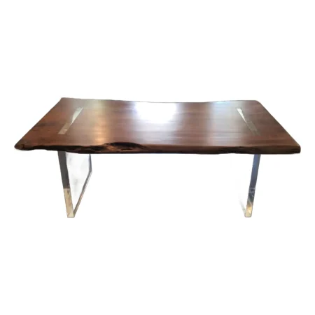Coastal Solid Wood Round Retail Display Pedestal Dining Table Driftwood Finish Seats 6