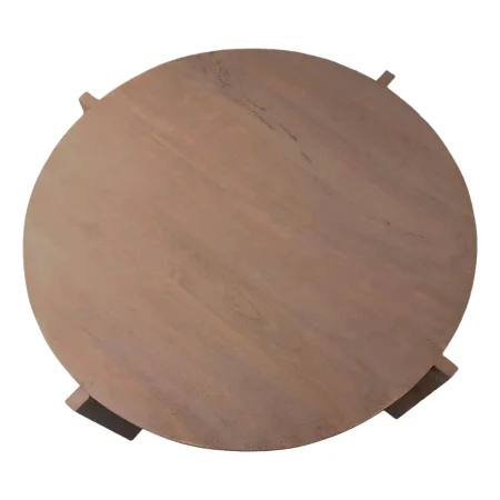 Contemporary Rustic Round Cocktail Table