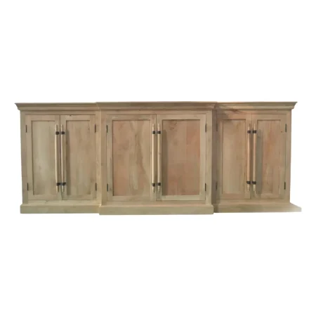 French Country Breakfront Credenza