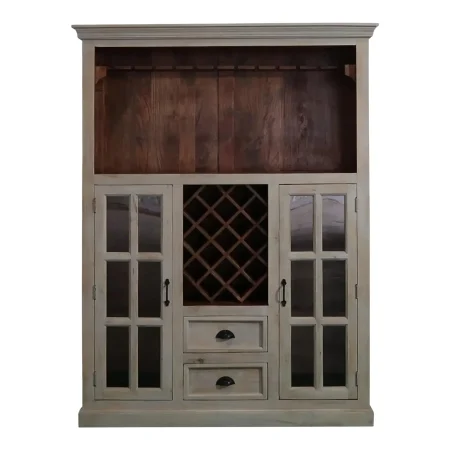 Contemporary Iron Butterfly Cape Cod Coastal Wine Rack Cabinet