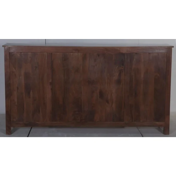 White Breakfront Glass Door Credenza - Image 6