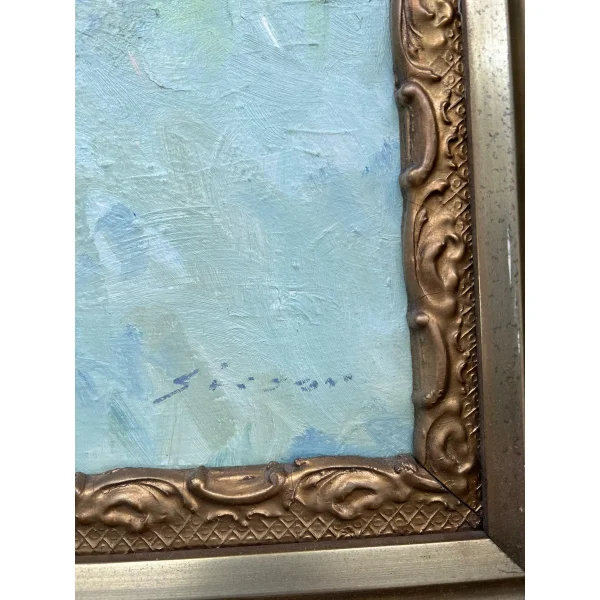 1960s Andre Gisson Original Oil Painting, Framed - Image 6