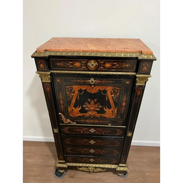 Antique Painted Asian Abattant - Image 2