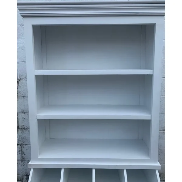 Mini General Store Tall White Kitchen Cupboard Hutch - Image 2