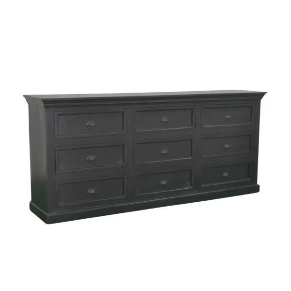 Rustic Farmhouse 9-Drawer Credenza - Image 2