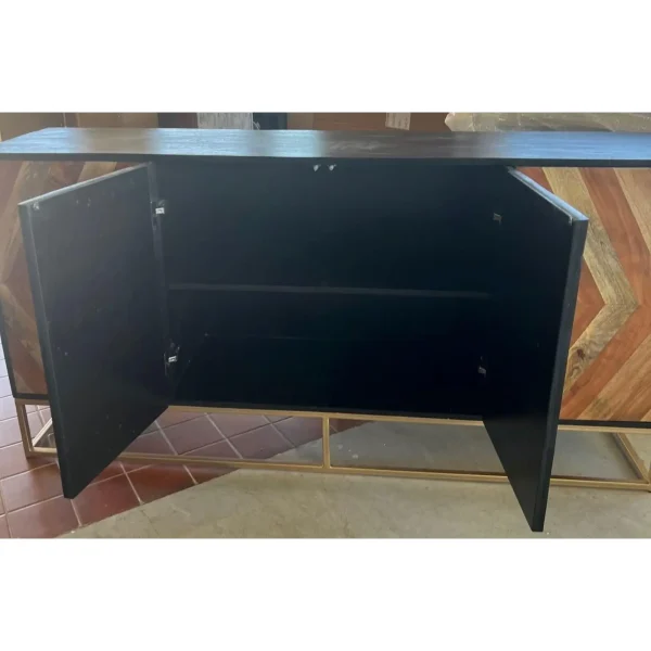 Mid-Century Modern Style Wood Inlay Sideboard - Image 2