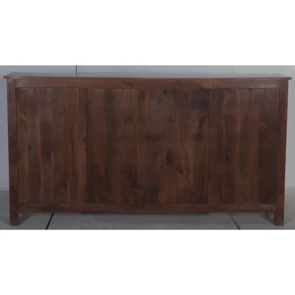 Coastal Carved Glass Door Entryway Credenza - Image 2