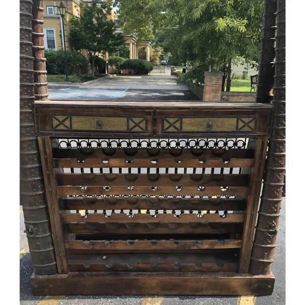Ooak Ox Cart Bar Cabinet - Image 2
