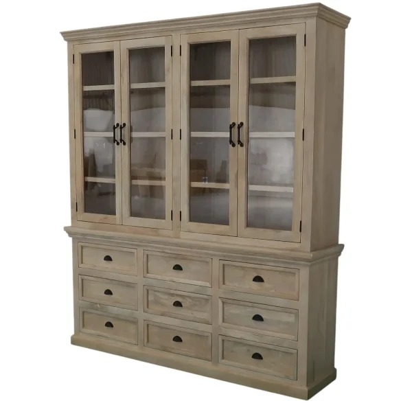 Modern Tall Double Bookcase - Image 2