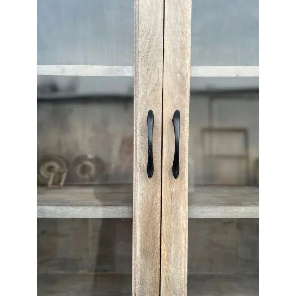 Driftwood Coastal Kitchen Pantry Hutch - Image 2