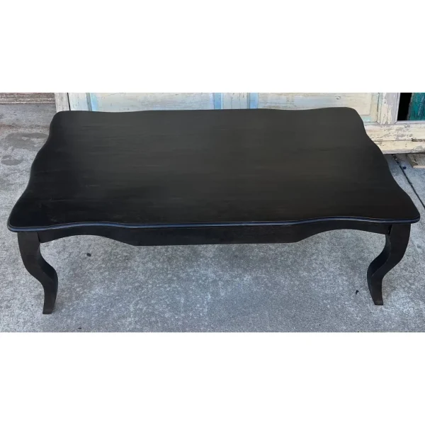 French Provincial Black Coffee Table - Image 2