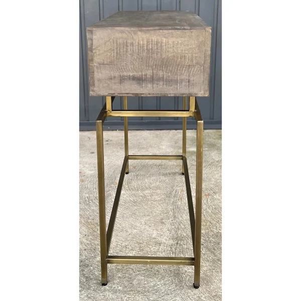 Mid-Century Modern Style Reclaimed Wood Console - Image 2