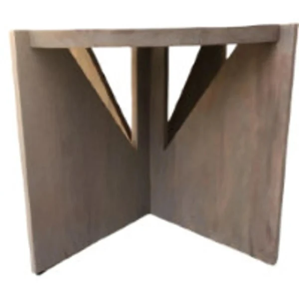 Contemporary Rustic Round Cocktail Table - Image 2