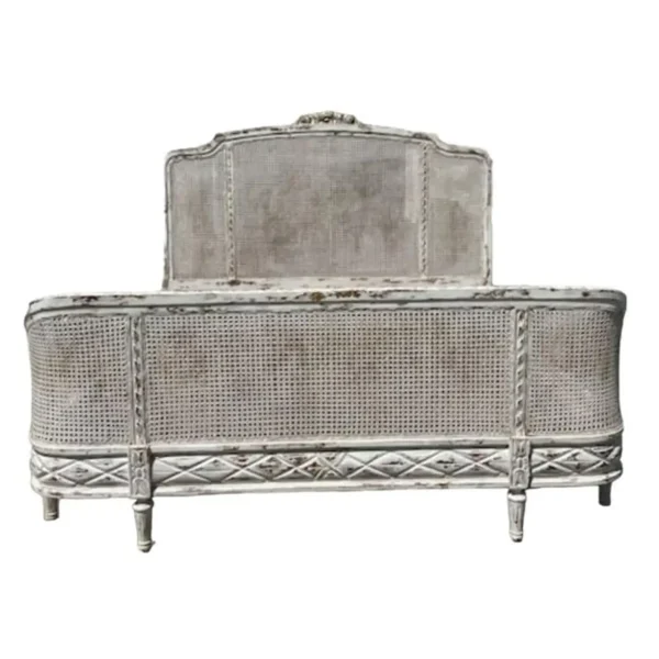 Country French Cane King Bed Frame - Image 2