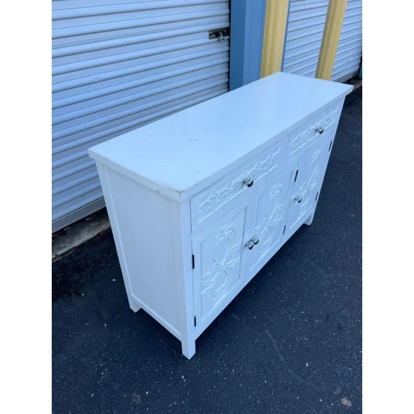 Carved White Sideboard or Dresser - Image 2