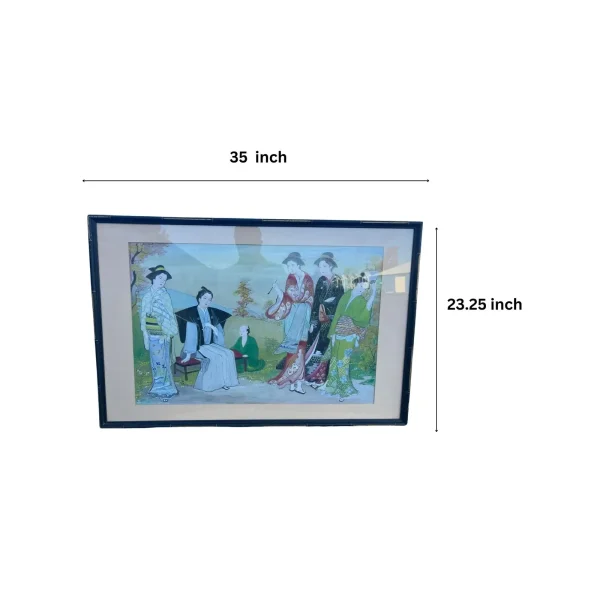 Asian Watercolor and Gouache Painting - Image 2