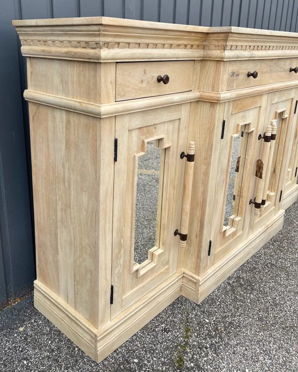Coastal Mirror Door Credenza - Image 3