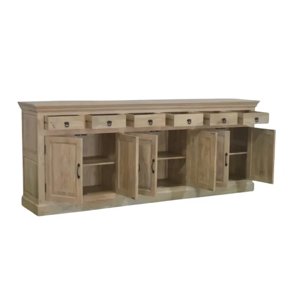 Modern Country Farmhouse Large Rustic Credenza - Image 3