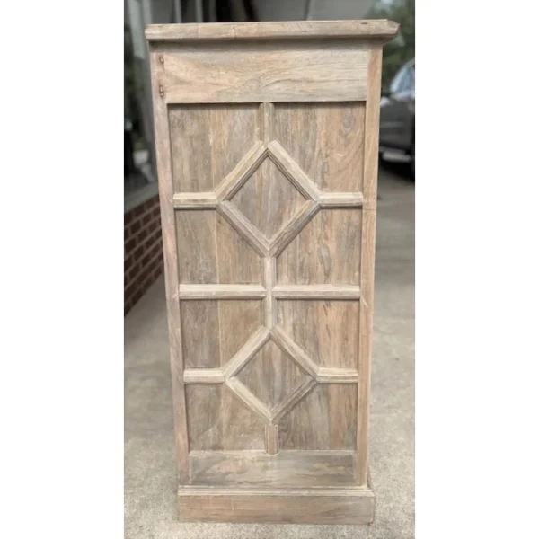 Coastal Driftwood Glass Door Credenza - Image 3