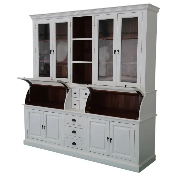 Modern Farmhouse White Hutch - Image 3