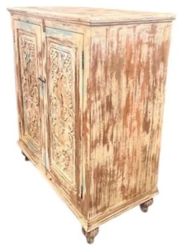 Coastal Boho Microwave Cabinet - Image 3