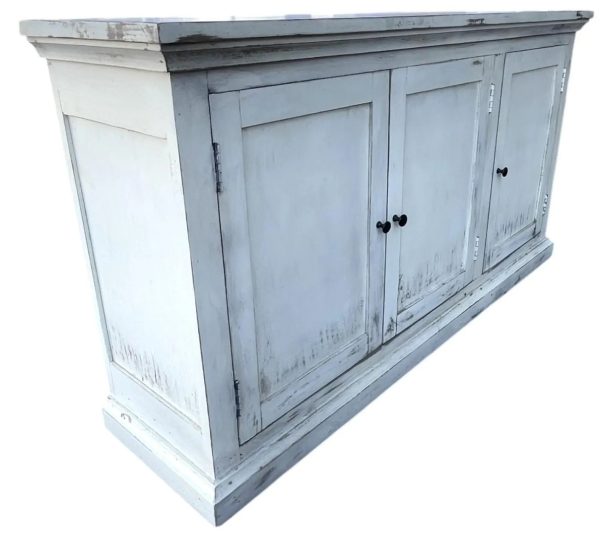 Rustic White Kitchen Island - Image 3