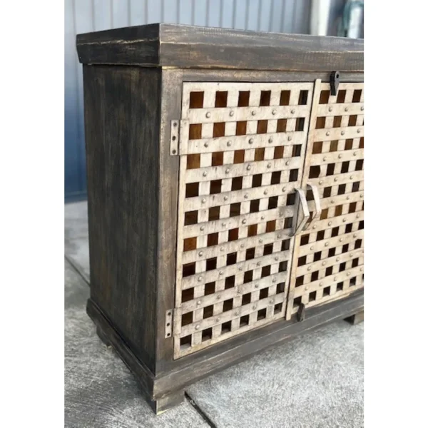 Industrial Chic Entryway Credenza - Image 3