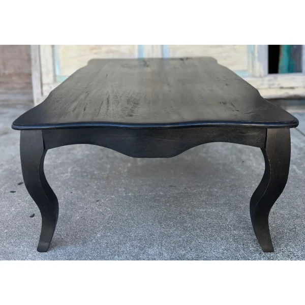 French Provincial Black Coffee Table - Image 3