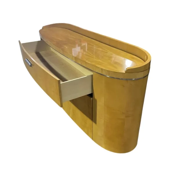 Custom Satinwood Deco Bureau - Image 3