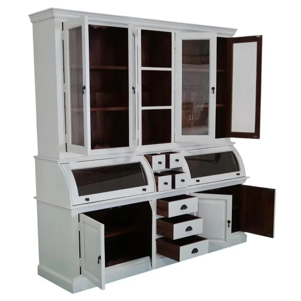 Modern Farmhouse White Hutch - Image 4