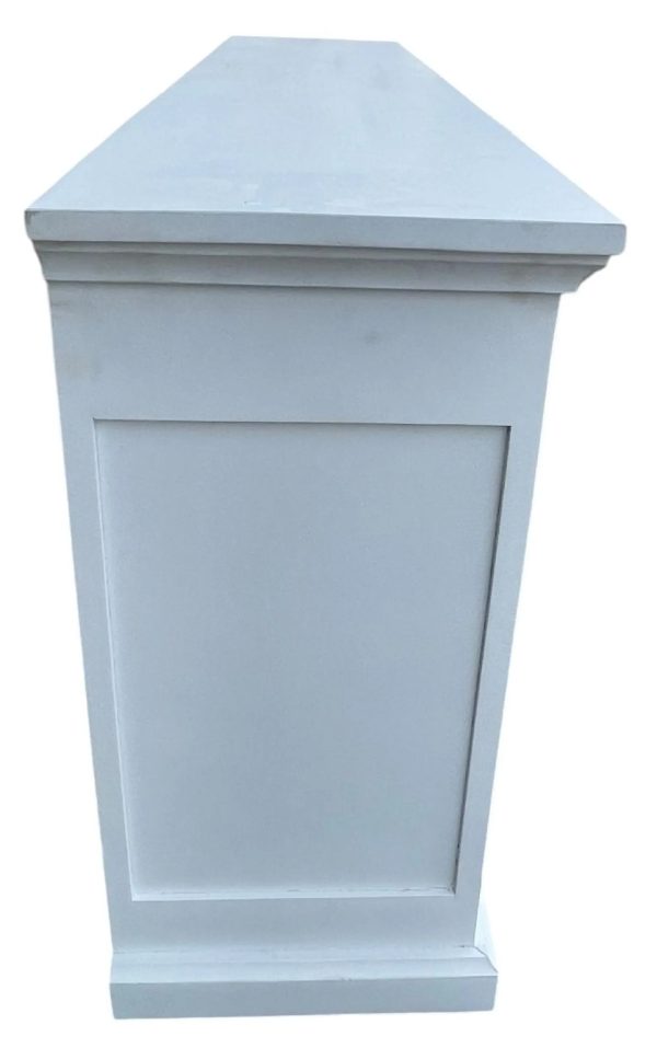 White Farmhouse Credenza - Image 4