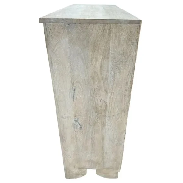 Rustic Coastal 2-Tone Entryway Cabinet - Image 4