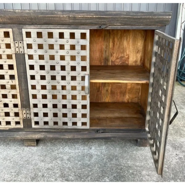 Industrial Chic Entryway Credenza - Image 4