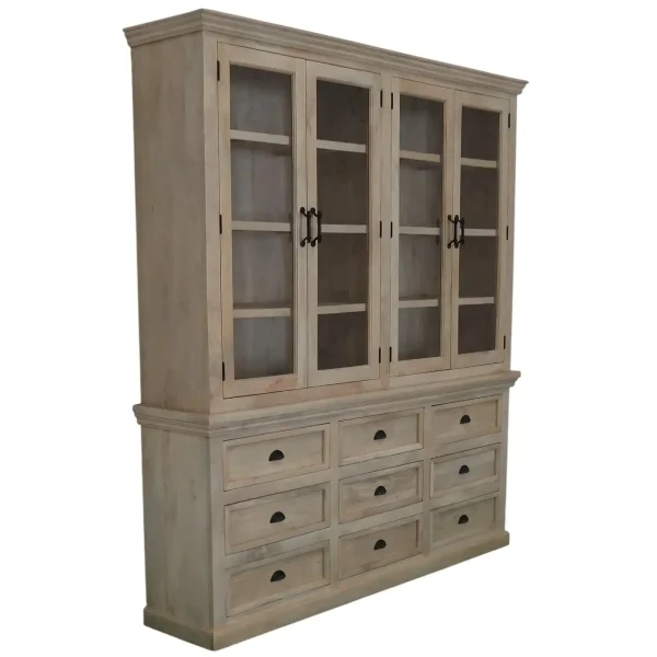 Modern Tall Double Bookcase - Image 4
