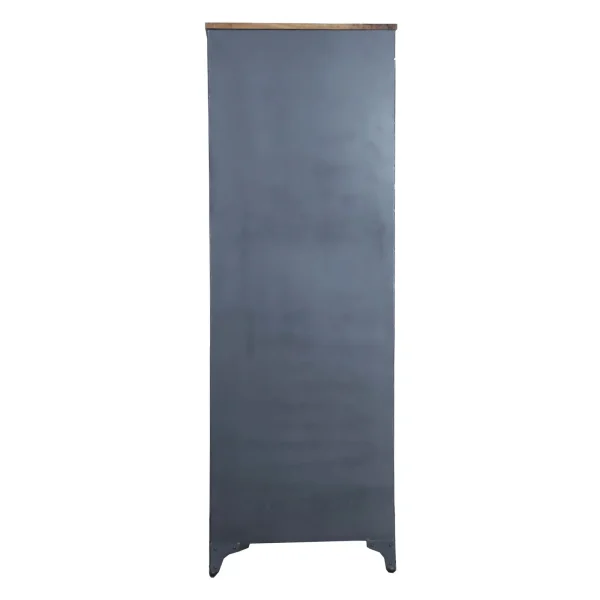Urban Industrial Black Iron Liquor Cabinet - Image 4
