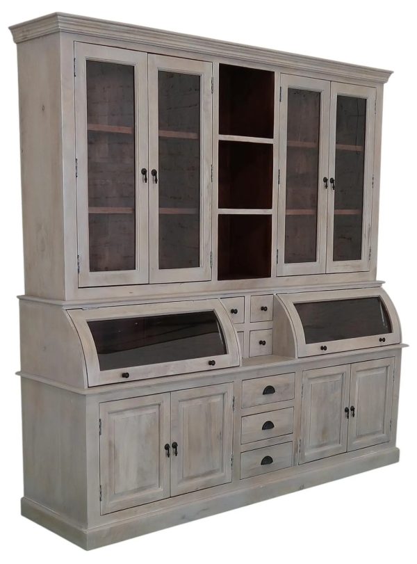 Coastal Neutral Finish Pantry Hutch - Image 4